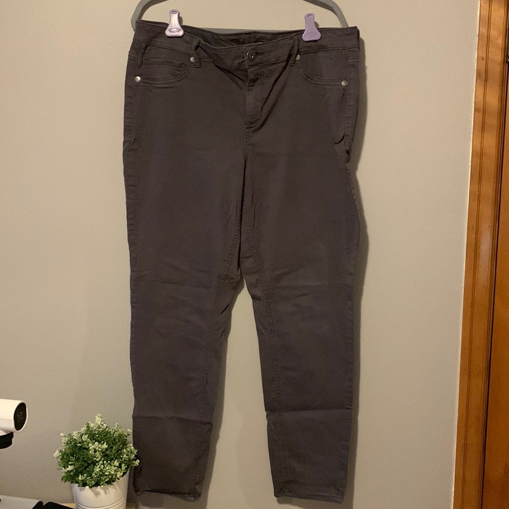 Maurices Jeggings Dark Gray 18W